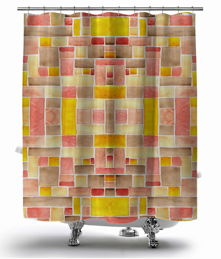 Blankets2U Shower Curtain - Multi / 70Lx71W - Home Decor