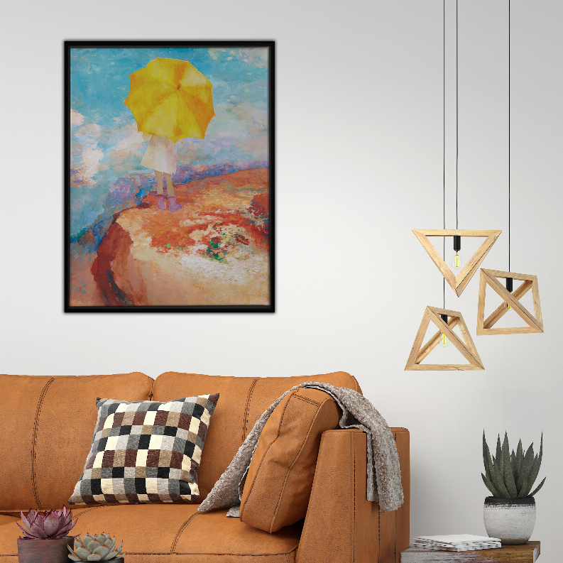 Cliff Art Print - Multi / 36Lx24Wx1.25H - Home Decor