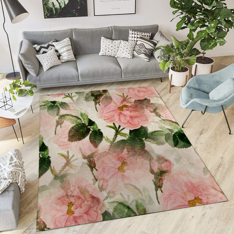 Blankets2U Low Pile Carpet - Multi / 3'x2' - Home Decor