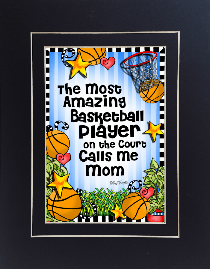 Basketball Mom/Grandma Themed Gifty Art - Home Decor