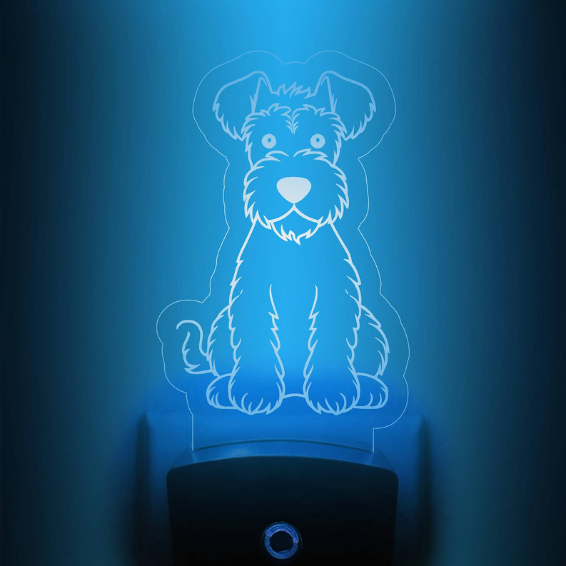 Airedale Nightlight | Cute Dog Puppy LED Night Light - 2 - Lamps & Lights