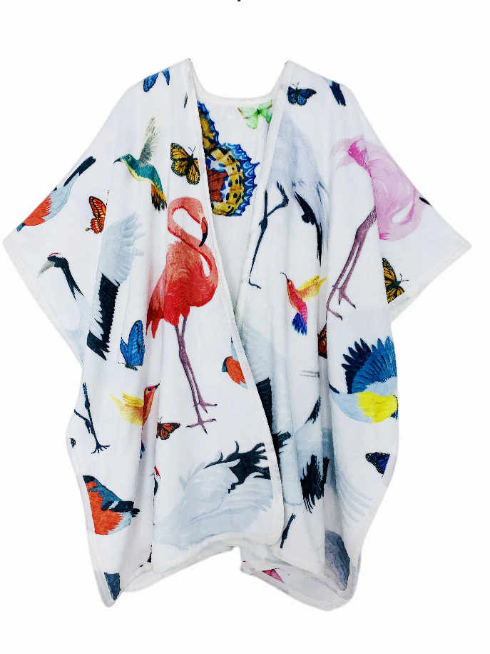 Double-Sided Soft Wearable Throw/Cape - Home Decor