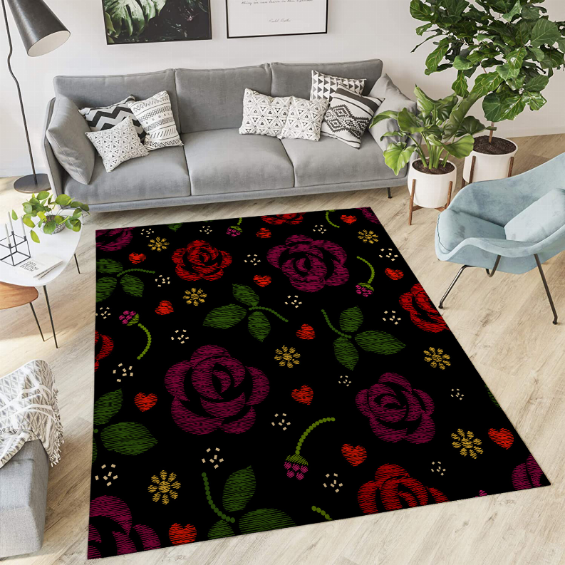 Blankets2U Low Pile Carpet - Multi / 5'x3' - Home Decor
