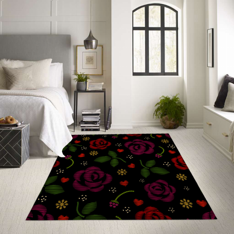 Blankets2U Low Pile Carpet - Multi / 3'x2' - Home Decor