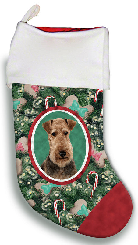 Airedale - Best of Breed Christmas Stocking - Christmas Décor