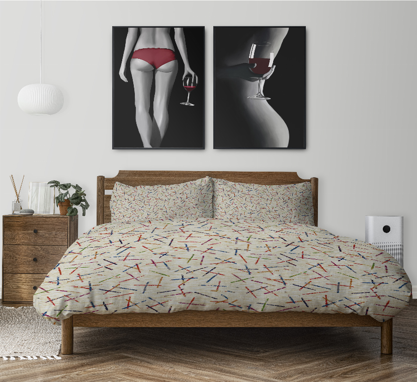 Blankets2U Duvet Cover Set - Multi / Twin - Home Decor
