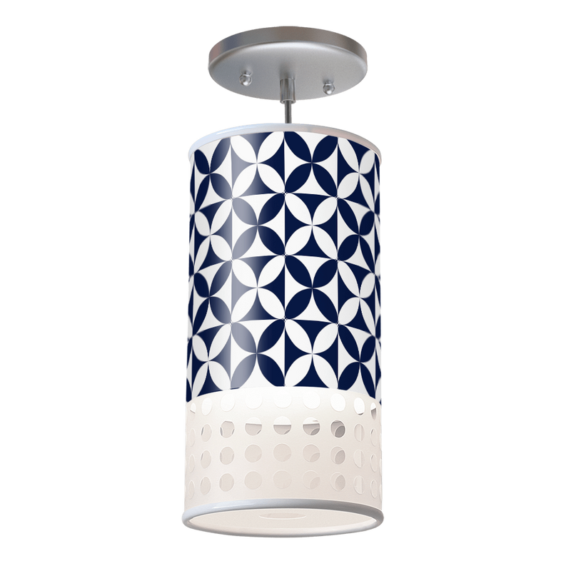 Austin Pendant Light - Fleur in Navy - Lamps & Lights