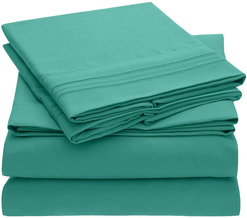 200 Embroidery Soft Sheet Set Wrinkle Resistant - Home Decor | CN, Home & Garden, Home Decor