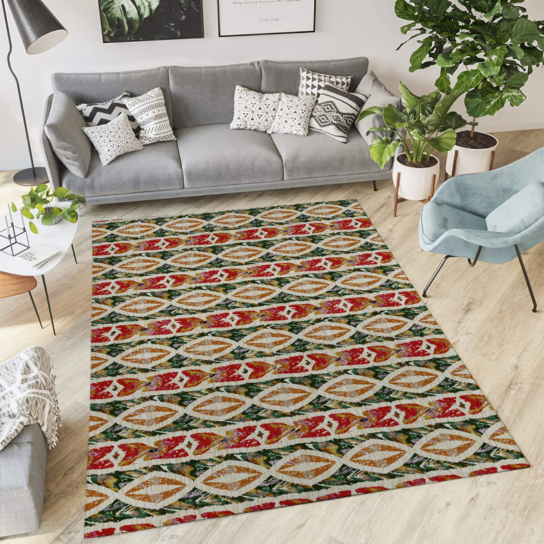 Blankets2U Low Pile Carpet - Multi / 6'x4' - Home Decor