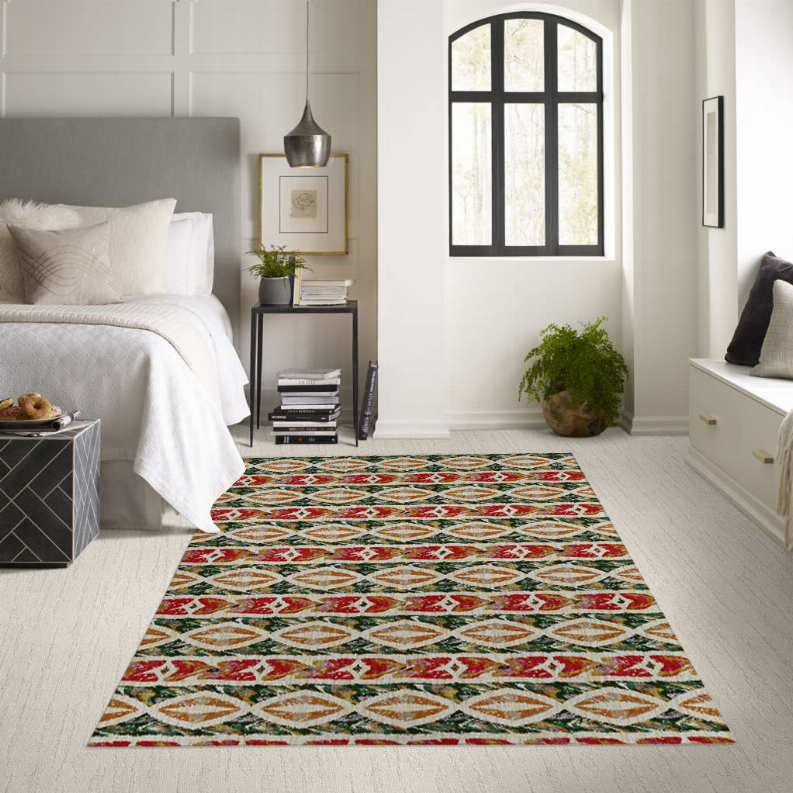 Blankets2U Low Pile Carpet - Multi / 3'x2' - Home Decor
