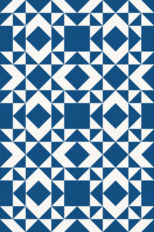Cheyenne' Southwestern Non-Slip Indoor/Outdoor Rug - Blue / 8' x 10' - Home Decor