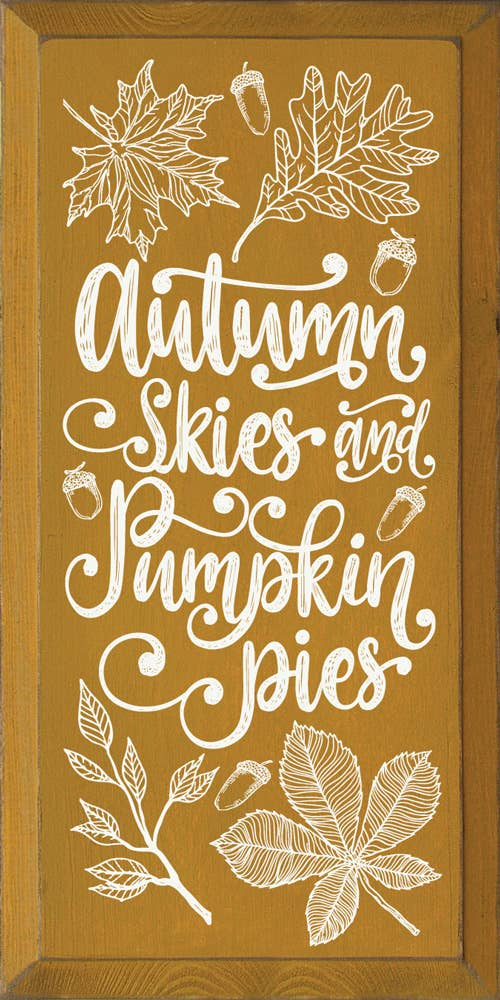 Autumn Skies and Pumpkin Pies - Home Decor