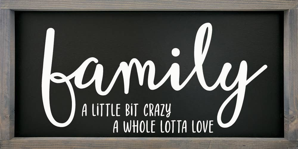 Family - made with love - Home Decor