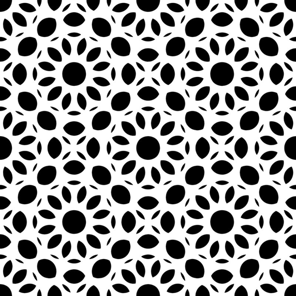 Peel-and-stick wallpaper roll with black circle-and-leaf pattern on white background