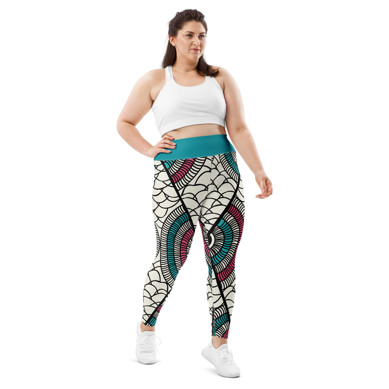African Print Leggings - Women's
