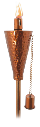 Anywhere Torch -Hammered Copper Cone - Home Decor