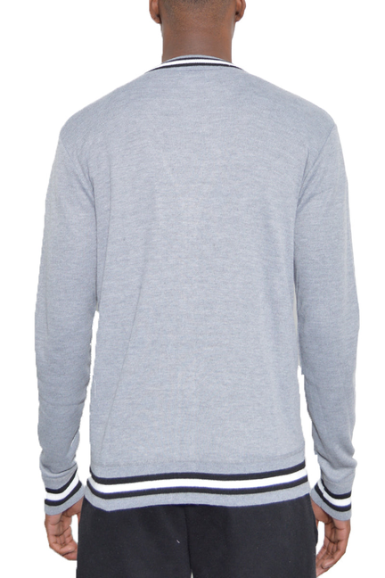 CLASSIC CARDIGAN - GREY / 1 / S - Unisex Fashion