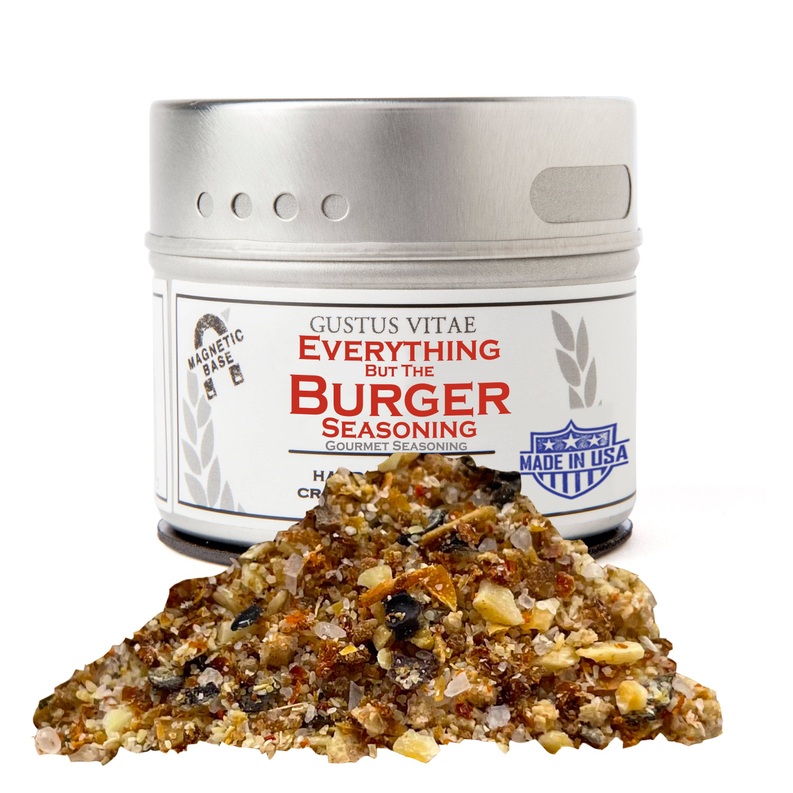 Everything But The Burger Seasoning | Gustus Vitae - 1 / Tin - Food & Drink