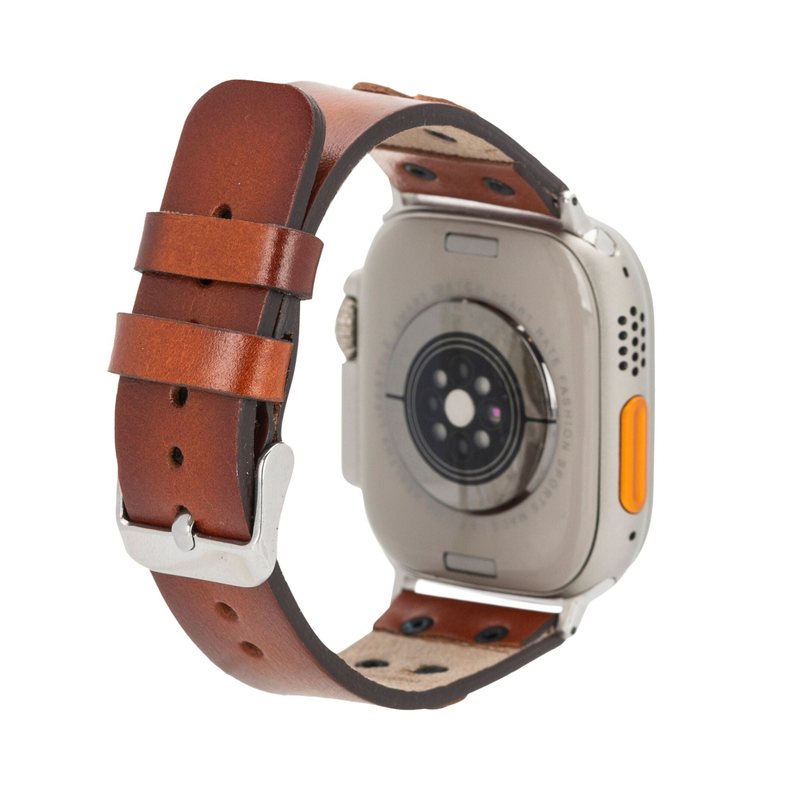 Hulett Leather Bands for Apple Watch Ultra,8,7 and SE Toronata