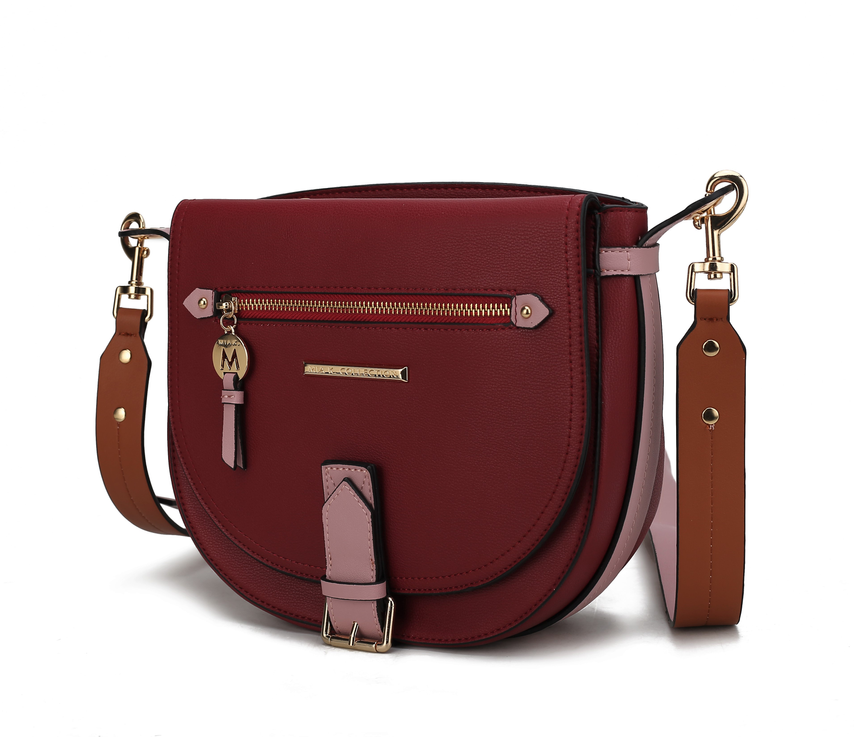 Drew Vegan Leather Color Block Women's Shoulder Bag - Bags & Wallets