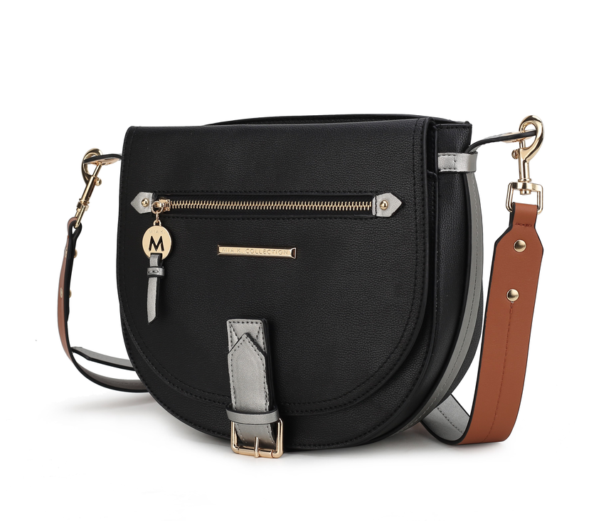 Drew Vegan Leather Color Block Women's Shoulder Bag - Bags & Wallets