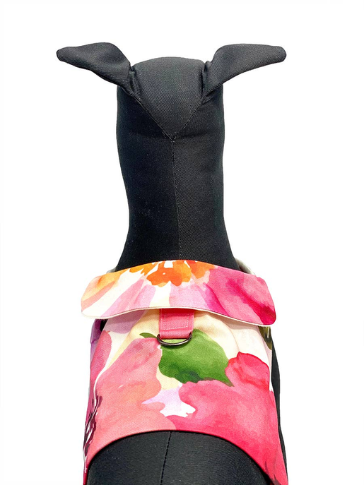 DCNY "Fine Art Frolic" Pink Vest-Style Harness - 1 / MD - Pet Supplies