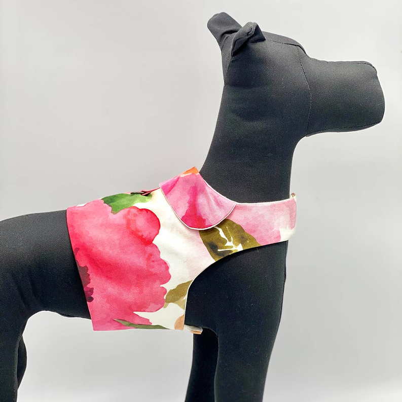 DCNY "Fine Art Frolic" Pink Vest-Style Harness - 1 / MD - Pet Supplies