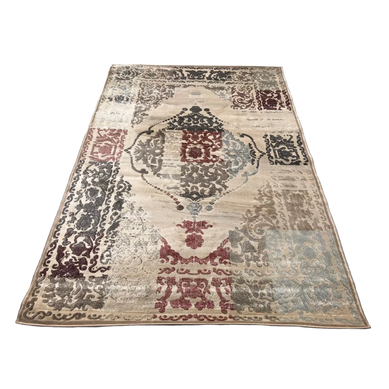 7'10" x 10'3" Feet Vintage  Beige Silky Glam Area Rug - Home Decor | Home & Garden, Home Decor