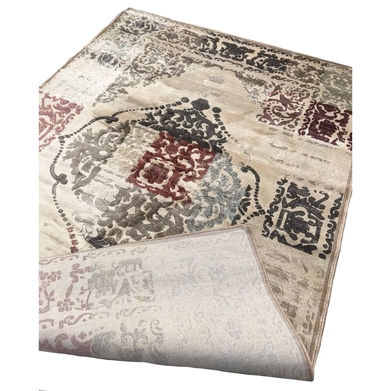 7'10" x 10'3" Feet Vintage  Beige Silky Glam Area Rug - Home Decor | Home & Garden, Home Decor
