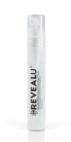 Rejuve face and body pocket sprayer bottle with clear pump sprayer and mist nozzle