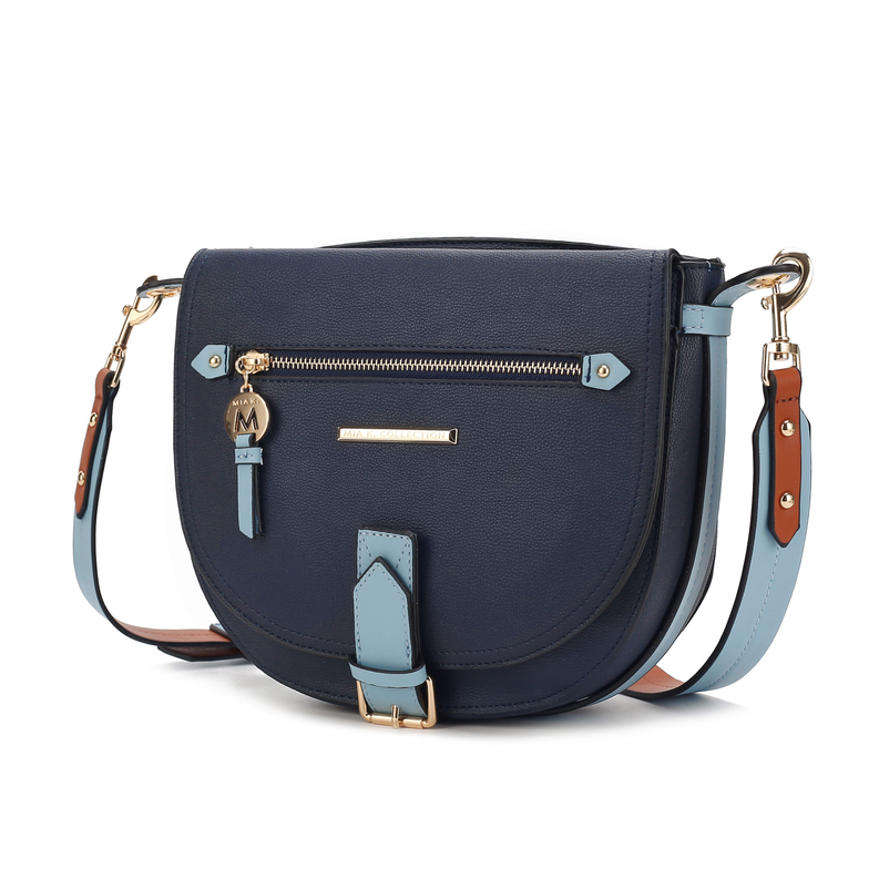 Drew Vegan Leather Color Block Women's Shoulder Bag - Bags & Wallets