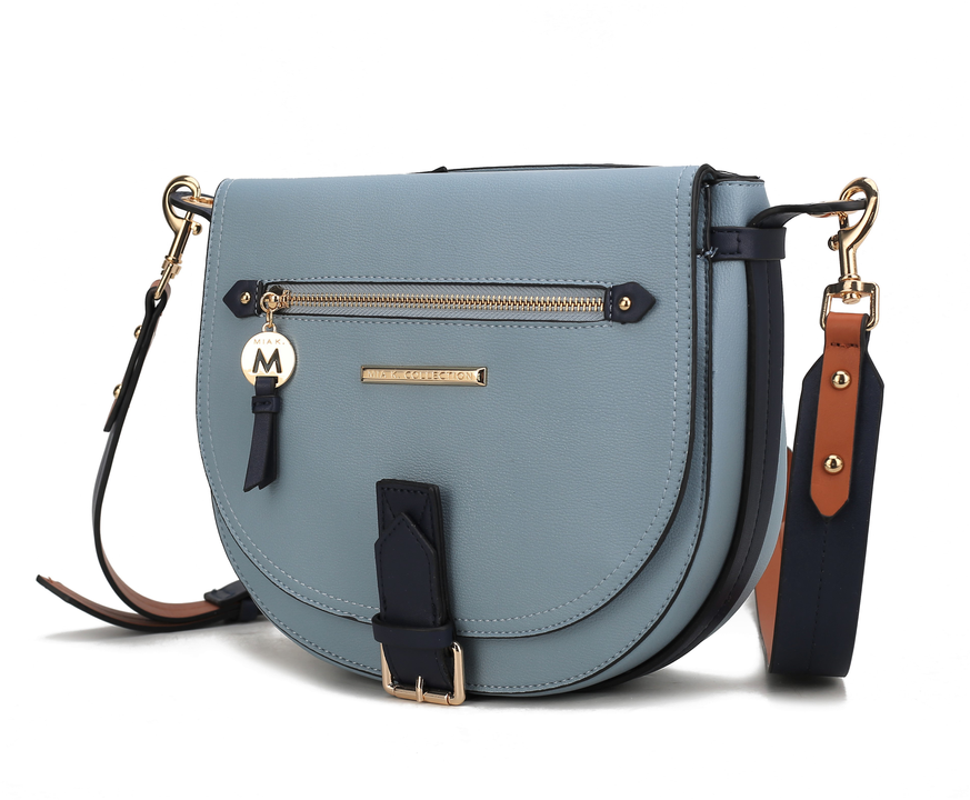 Drew Vegan Leather Color Block Women's Shoulder Bag - Bags & Wallets
