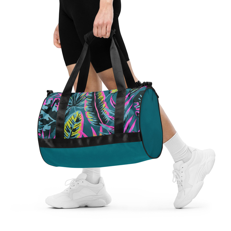 Leafy Print Gym Bag Adirelounge