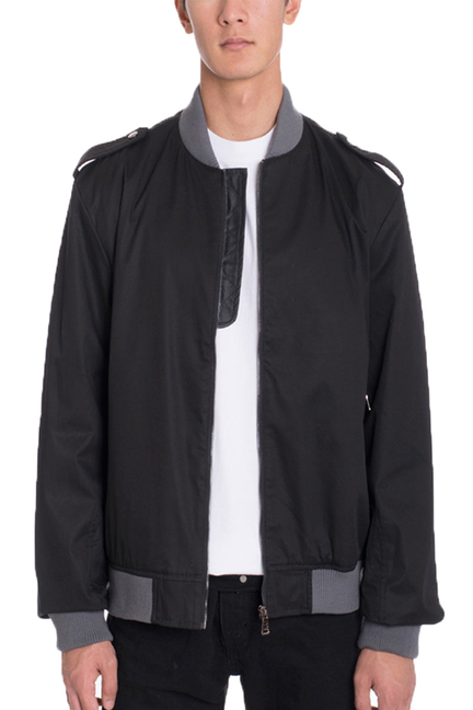 Cotton Windbreaker - Black / 1 / S - Unisex Fashion