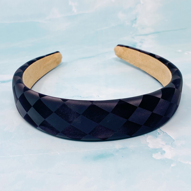 Checked In Mute Headband - Black / 1 - Hair Accessories