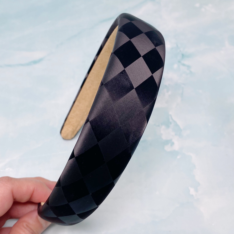 Checked In Mute Headband - Black / 1 - Hair Accessories