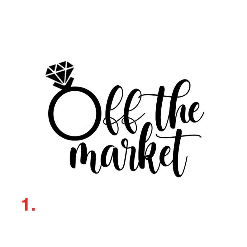 Off the Market slogan graphic with diamond ring icon
