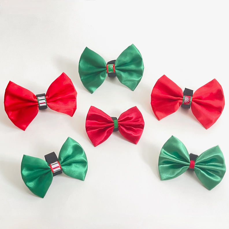 Christmas Bow Budget Bundle|Pets Ribbons - 50 - Pet Supplies
