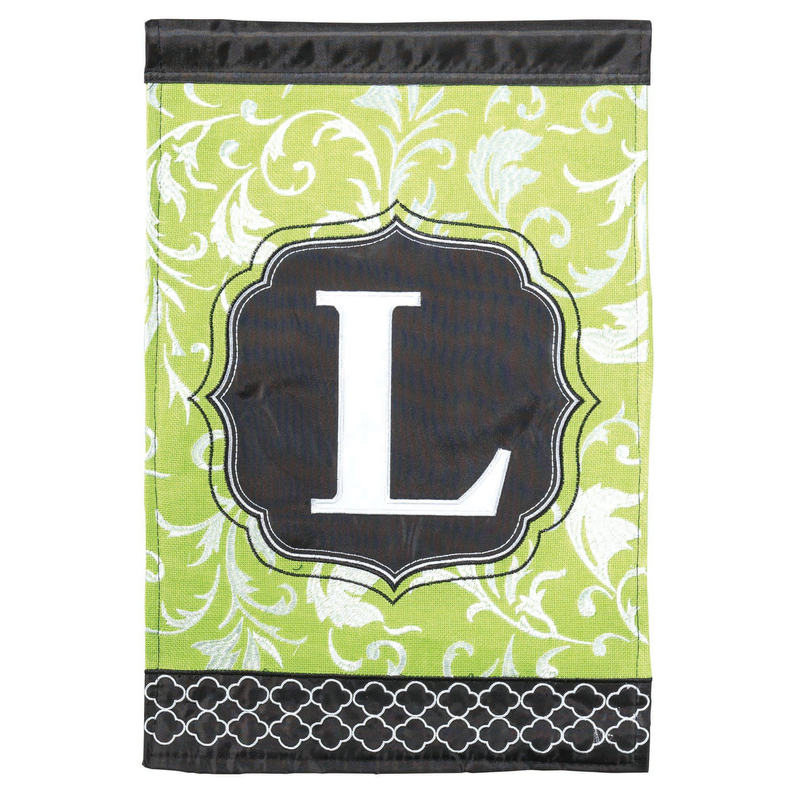 Flag Dbapp Monogram - black & green - Home Decor