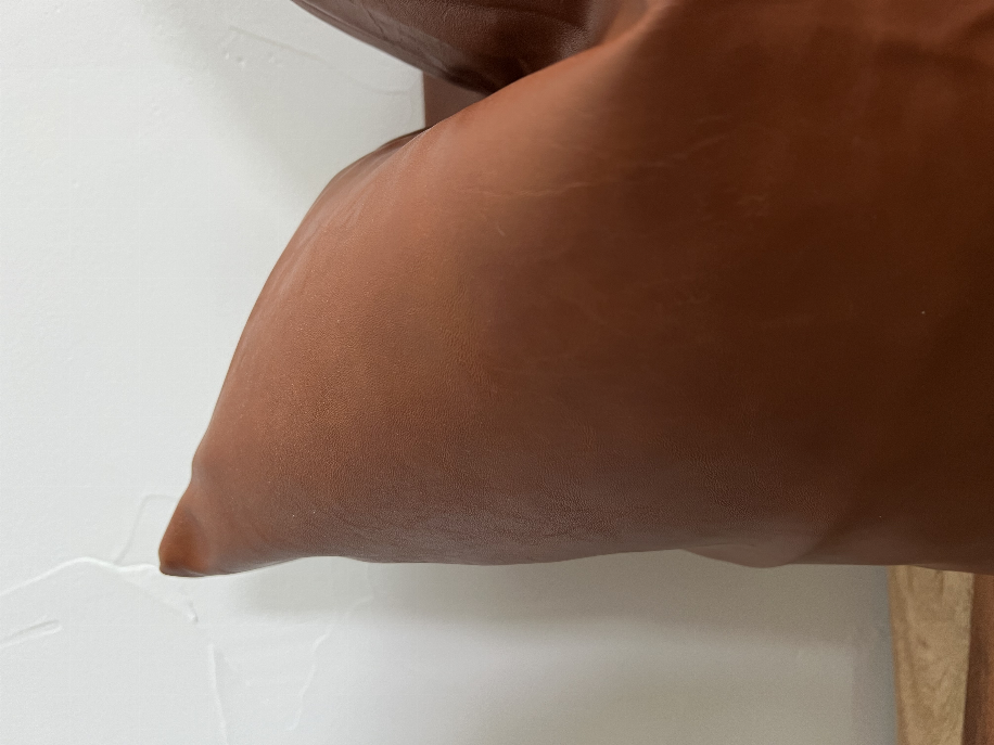 Faux Leather Throw Pillow Cover - Home Decor