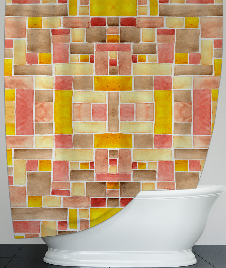 Blankets2U Shower Curtain - Multi / 70Lx90W - Home Decor