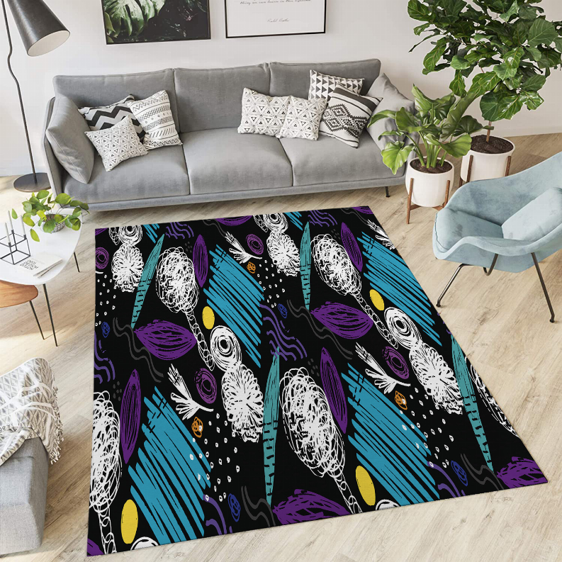 Blankets2U Low Pile Carpet - Multi / 3'x2' - Home Decor
