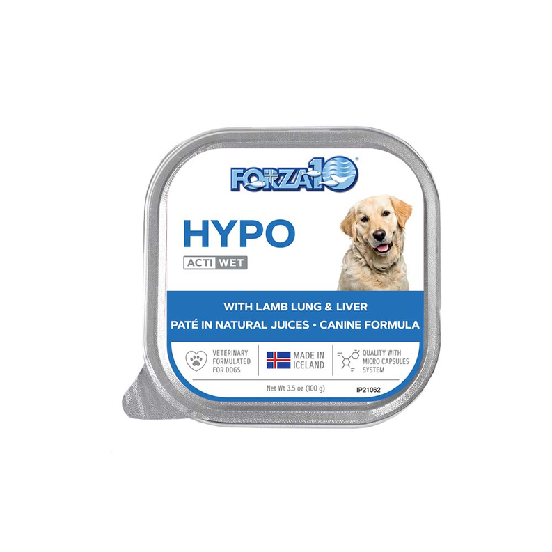 Forza10 Hypo ActiWet lamb lung & liver pate can, 3.5 oz