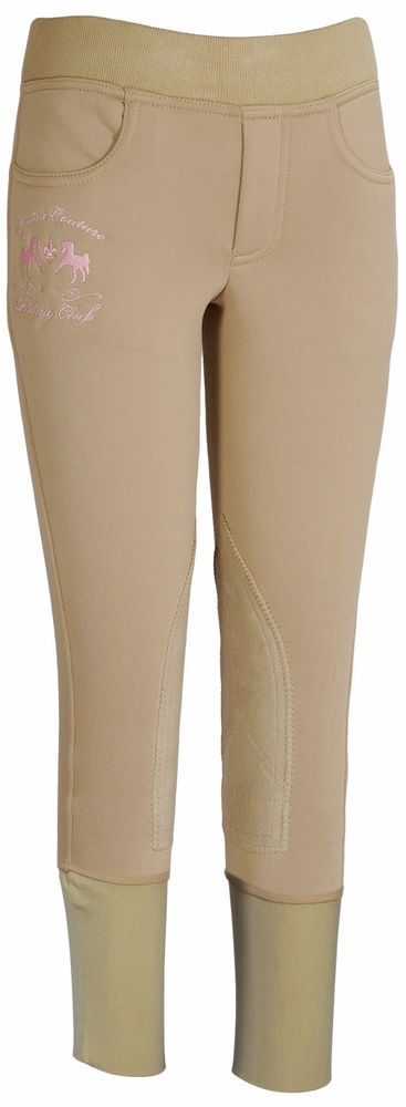 Equine Couture Children's Riding Club Pull-On Winter Breeches - Equestrian Apparel