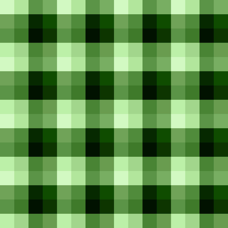 Close-up of green buffalo check plaid wallpaper pattern in alternating squares