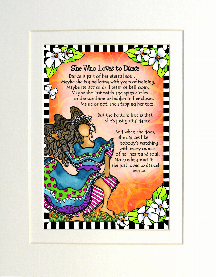 Love-themed framed art print with woman silhouette, flowers, and warm gradient
