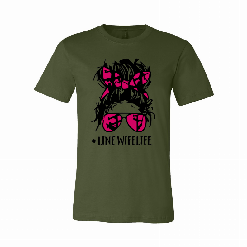 #LineWifeLife T-Shirt - Women's Fashion
