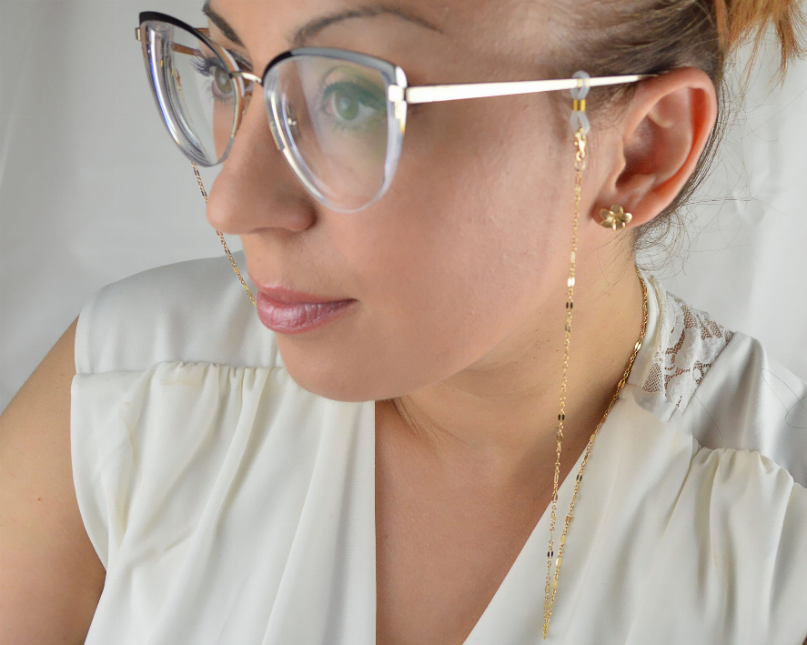 Dainty Gold Filled Sunglasses Chain - Eyewear