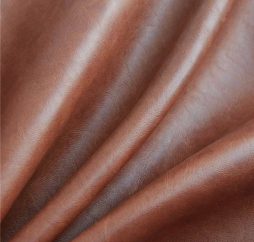 Faux Leather Throw Pillow Cover - Home Decor