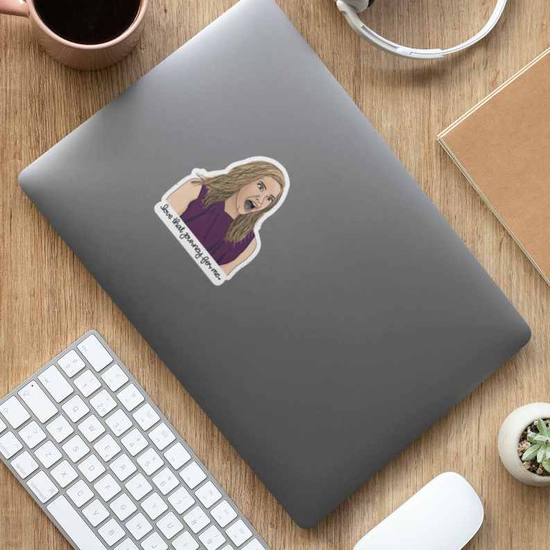 Alexis Rose "love that journey for me" Sticker - Schitt's Creek - 20 Stickers - Home Decor